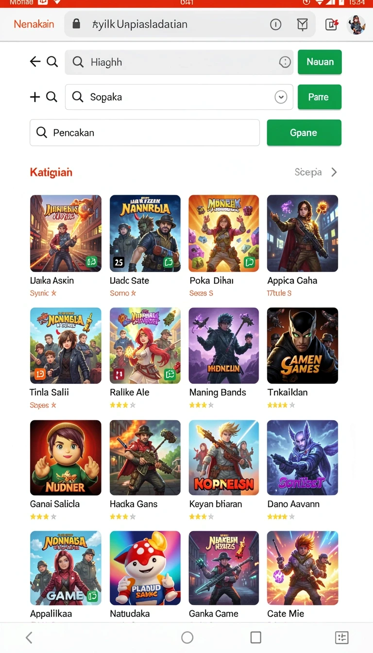 Beragam pilihan permainan menarik dalam aplikasi Download sidaktoto APK untuk Android.
